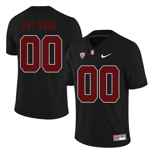 Stanford Cardinals Custom Jersey Black College Football NCAA Jerseys